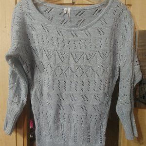 Studio womans metallic top  size small